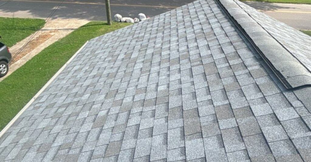 top view of roof